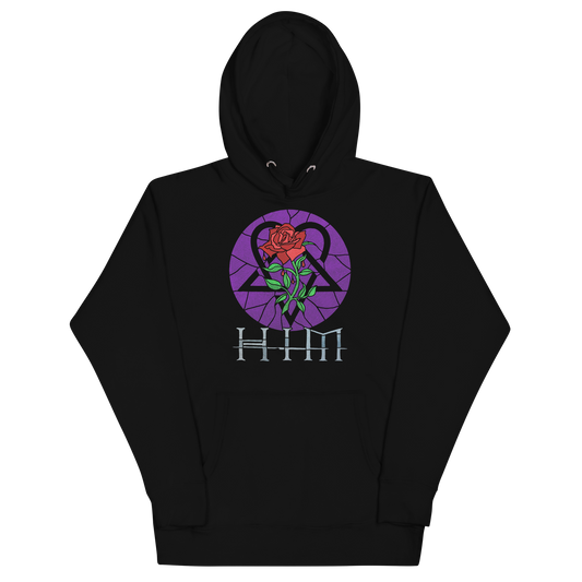 HIM - Stained Glass Hoodie Black