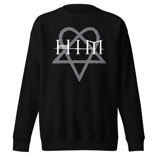 HIM - Tears Jumbo Print Sweatshirt Black