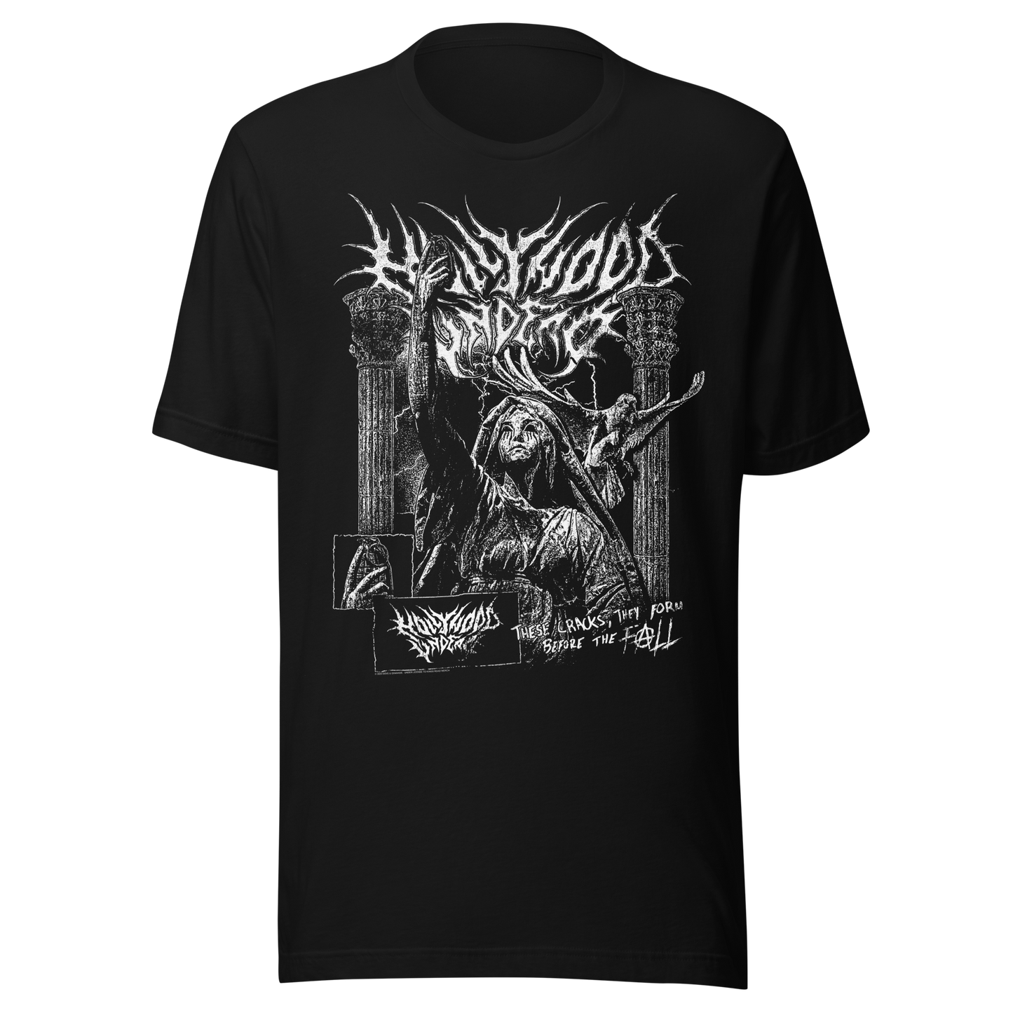 Hollywood Undead Cracks Form T-Shirt Black