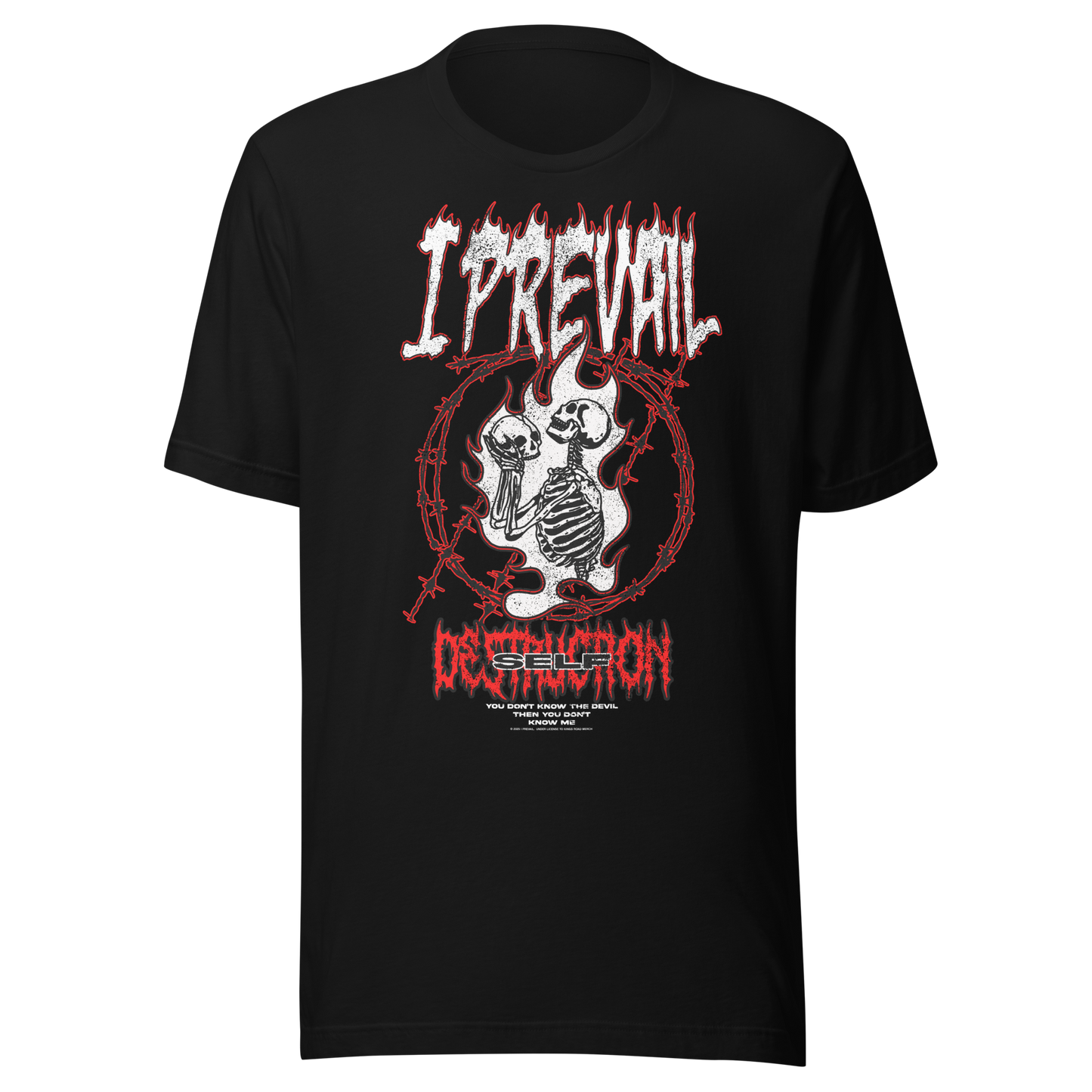 I Prevail Self Destruction T-Shirt Black