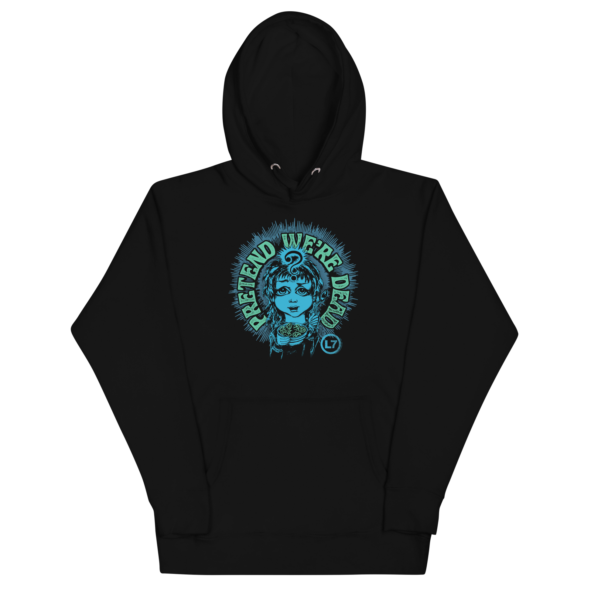 L7 Pretend We're Dead Hoodie Black