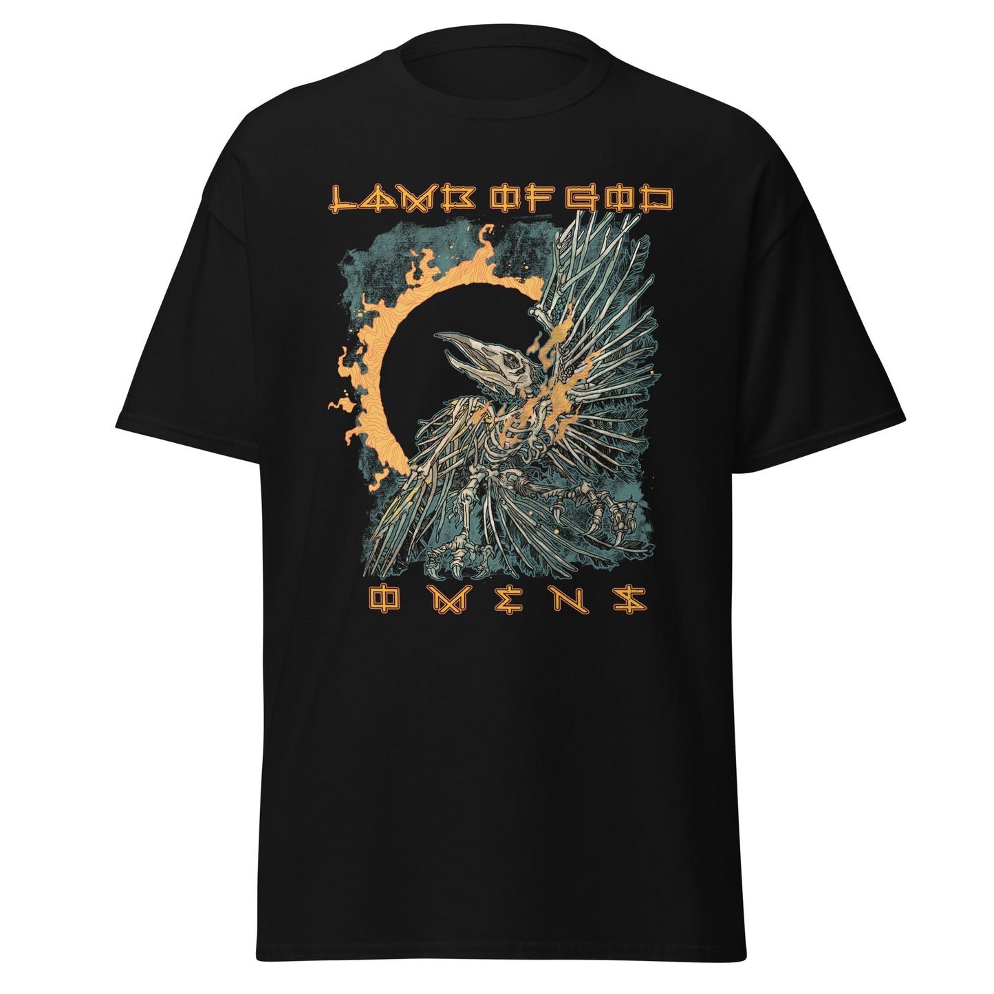 Lamb Of God - Omens Album Cover Jumbo Print T-ShirtT-Shirt Black
