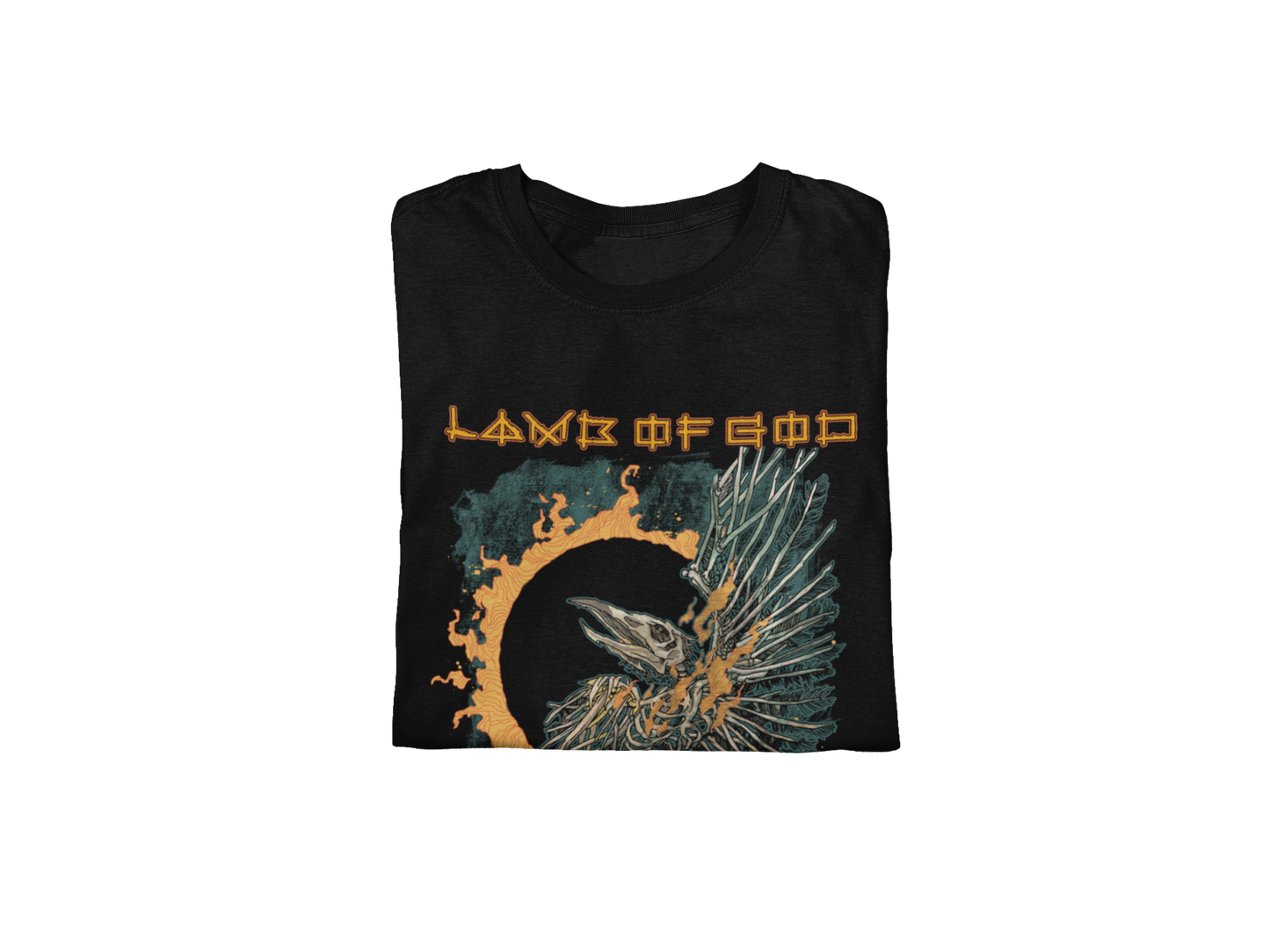 Lamb Of God - Omens Album Cover Jumbo Print T-ShirtT-Shirt Black