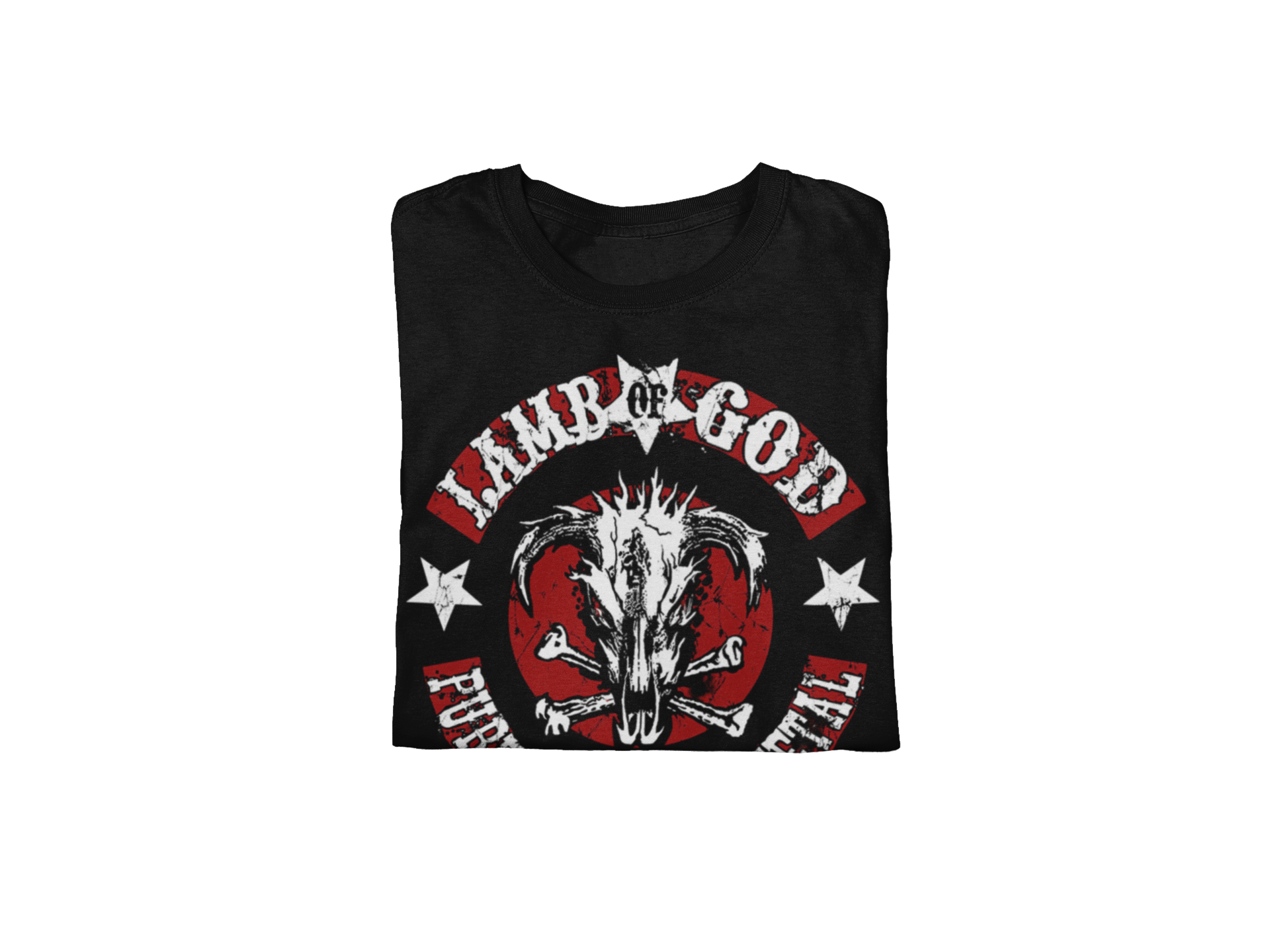 Lamb Of God - Pure American Metal Jumbo Print T-ShirtT-Shirt Black