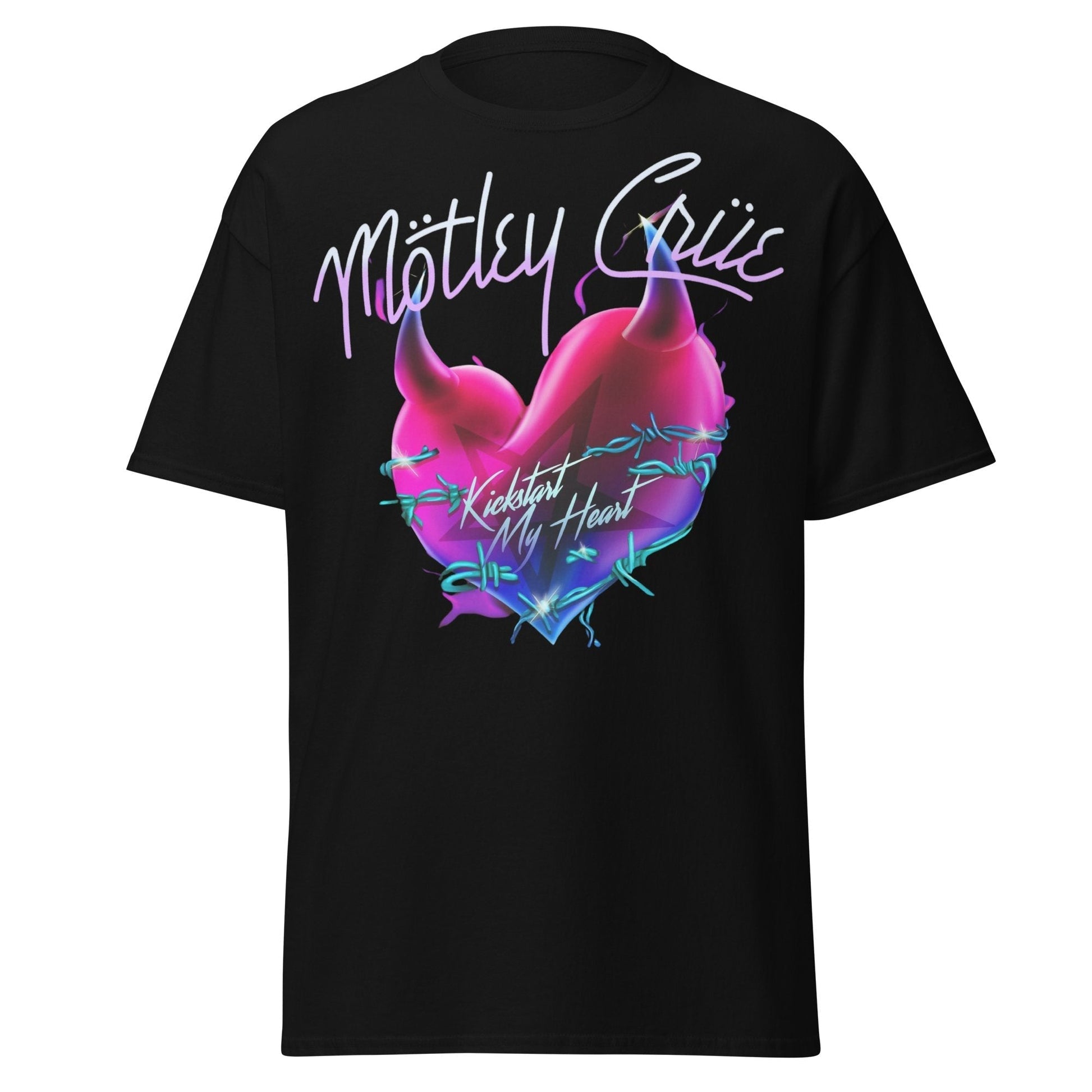 Motley Crue Kickstart Jumbo Print T-shirt Black