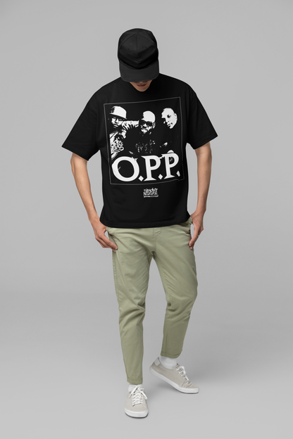 Naughty by Nature O.P.P. Jumbo Print T-Shirt Black