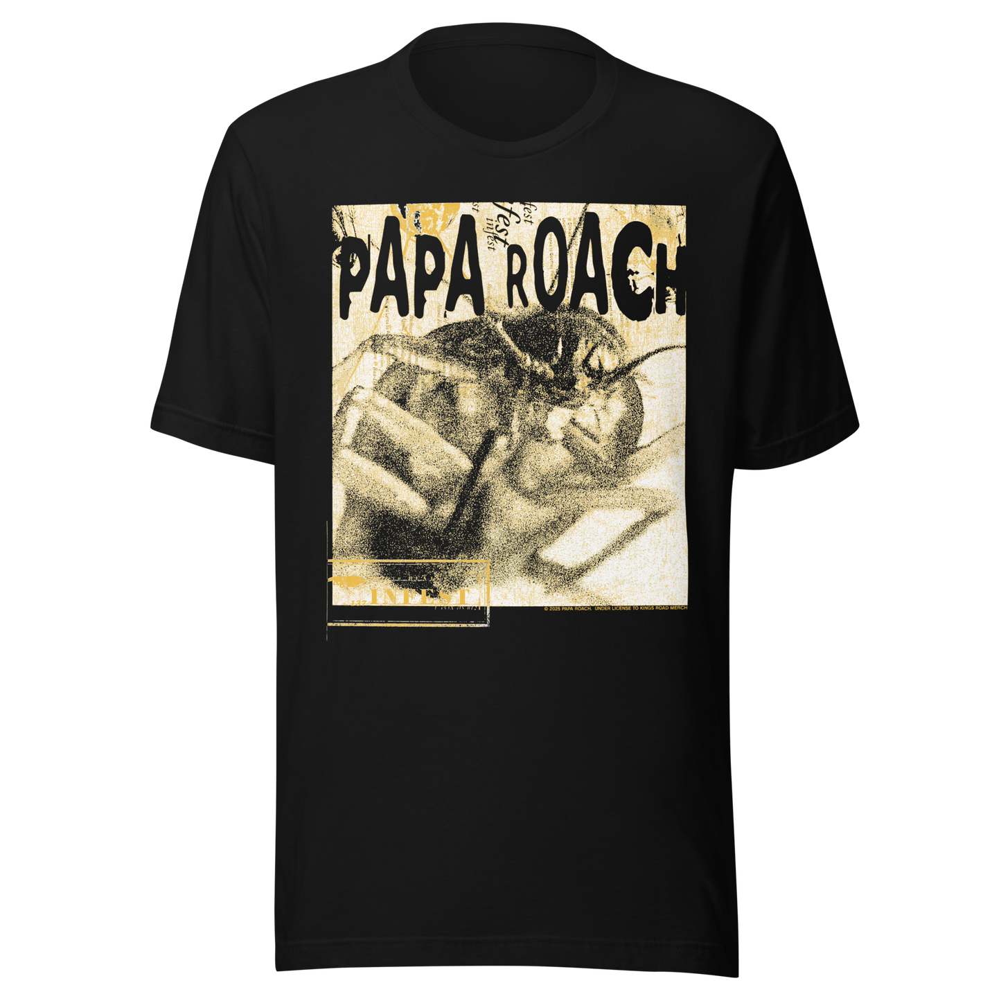 Papa Roach Big Bug T-Shirt Black