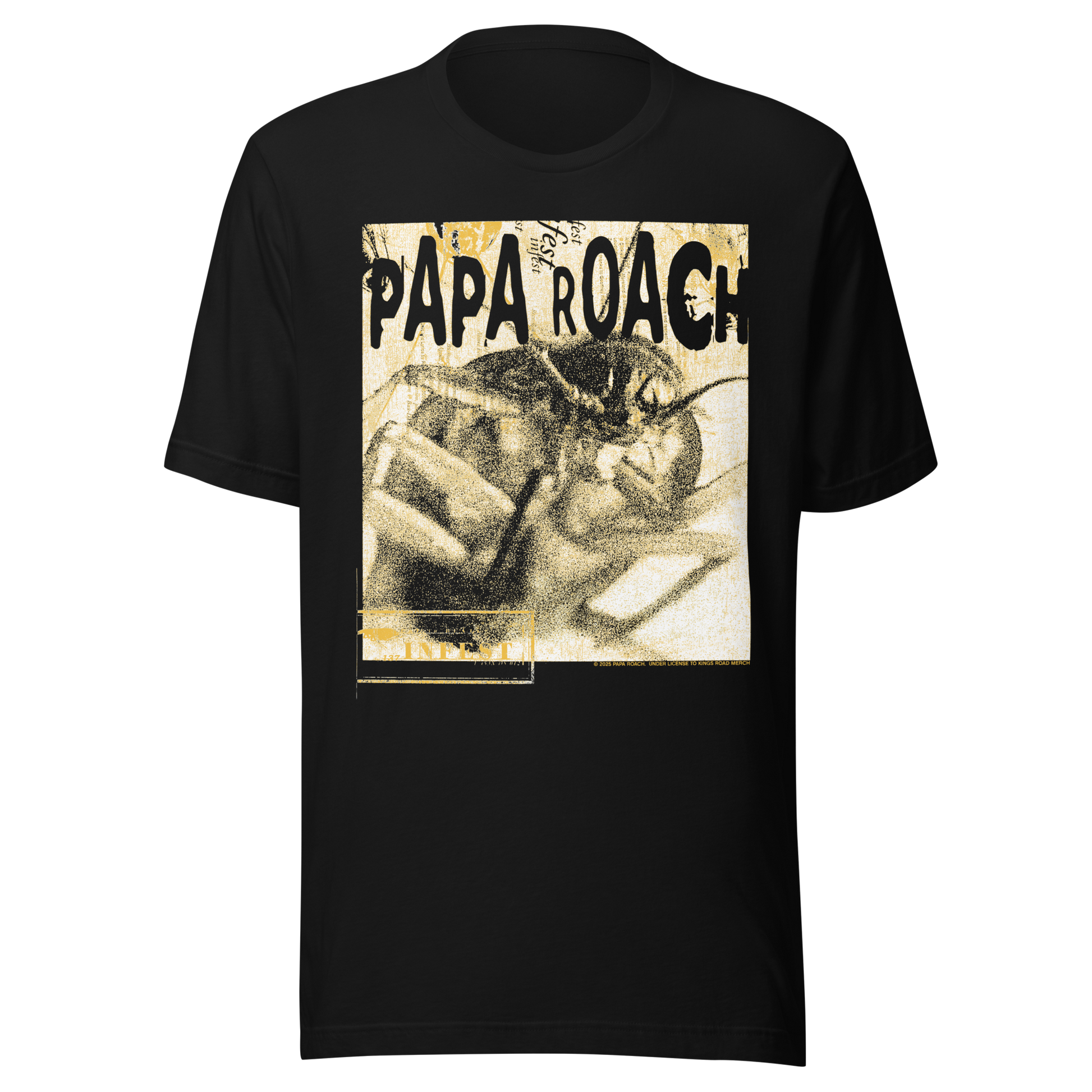 Papa Roach Big Bug T-Shirt Black