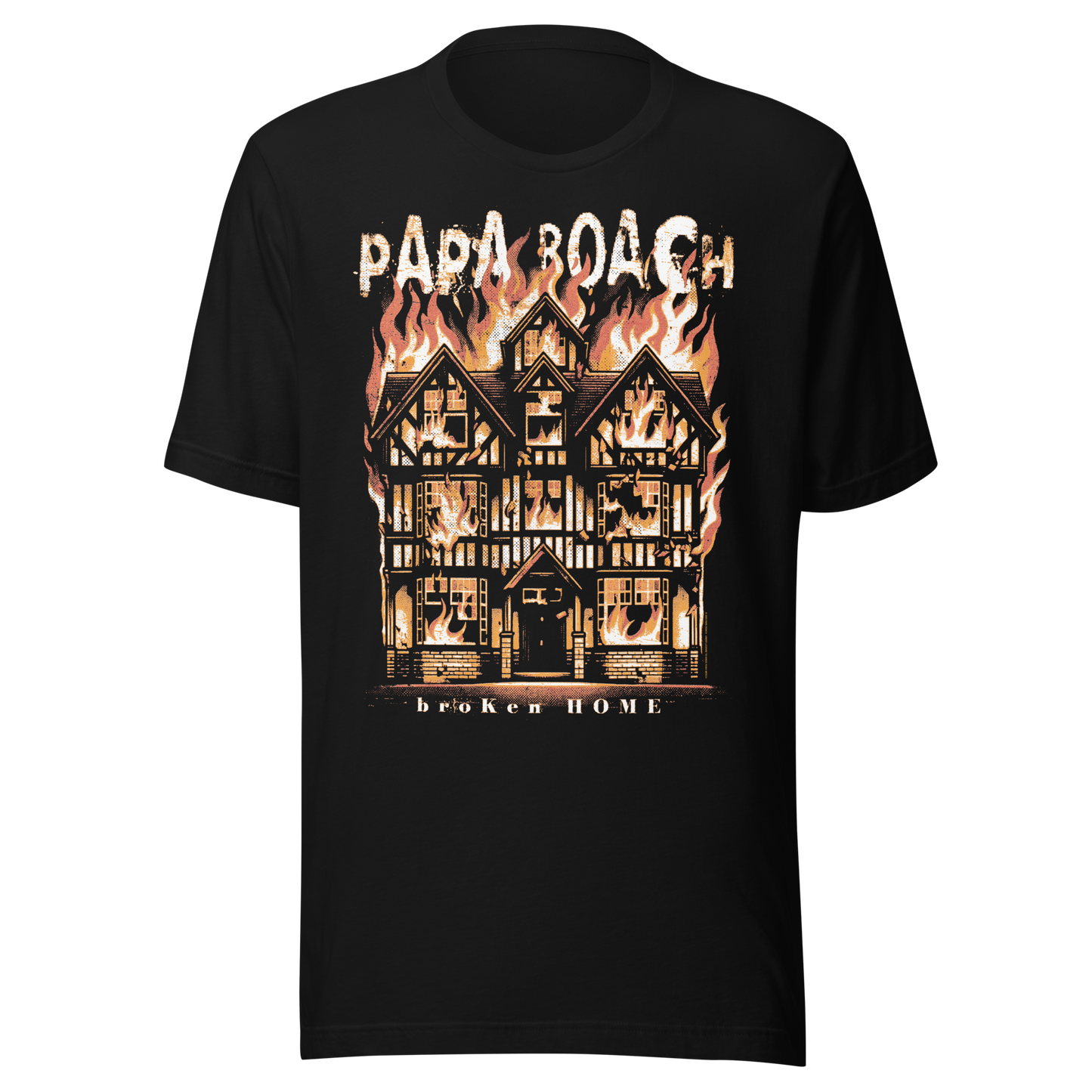 Papa Roach Broken Home T-Shirt Black