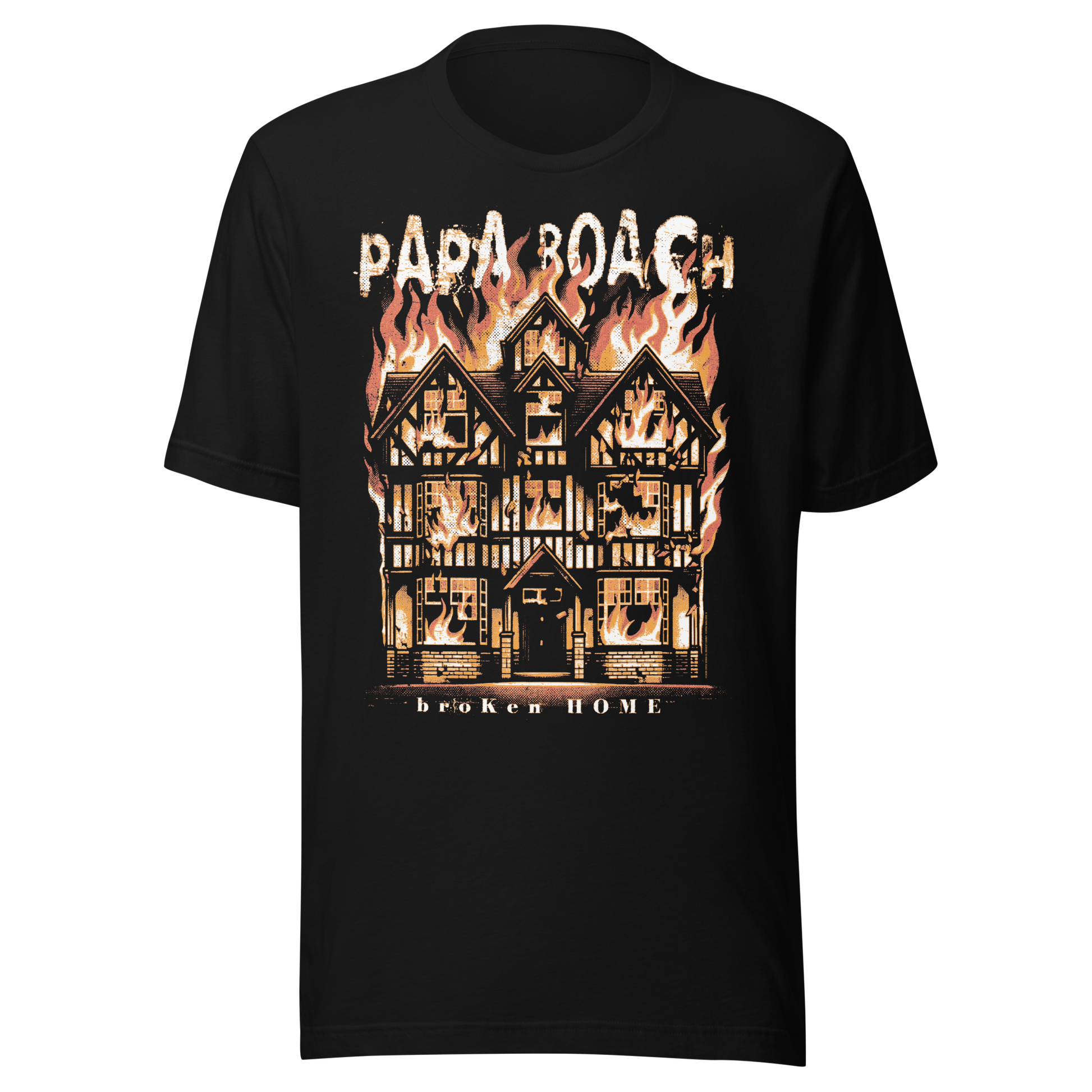 Papa Roach Broken Home T-Shirt Black