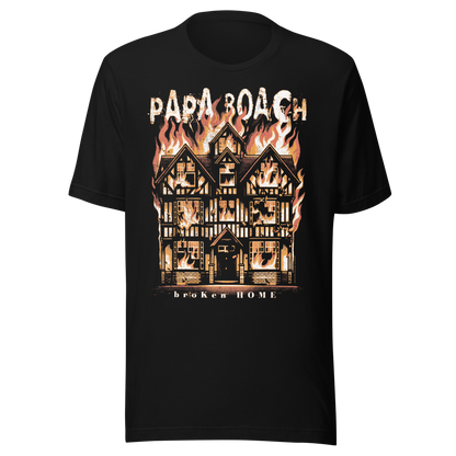 Papa Roach Broken Home T-Shirt Black