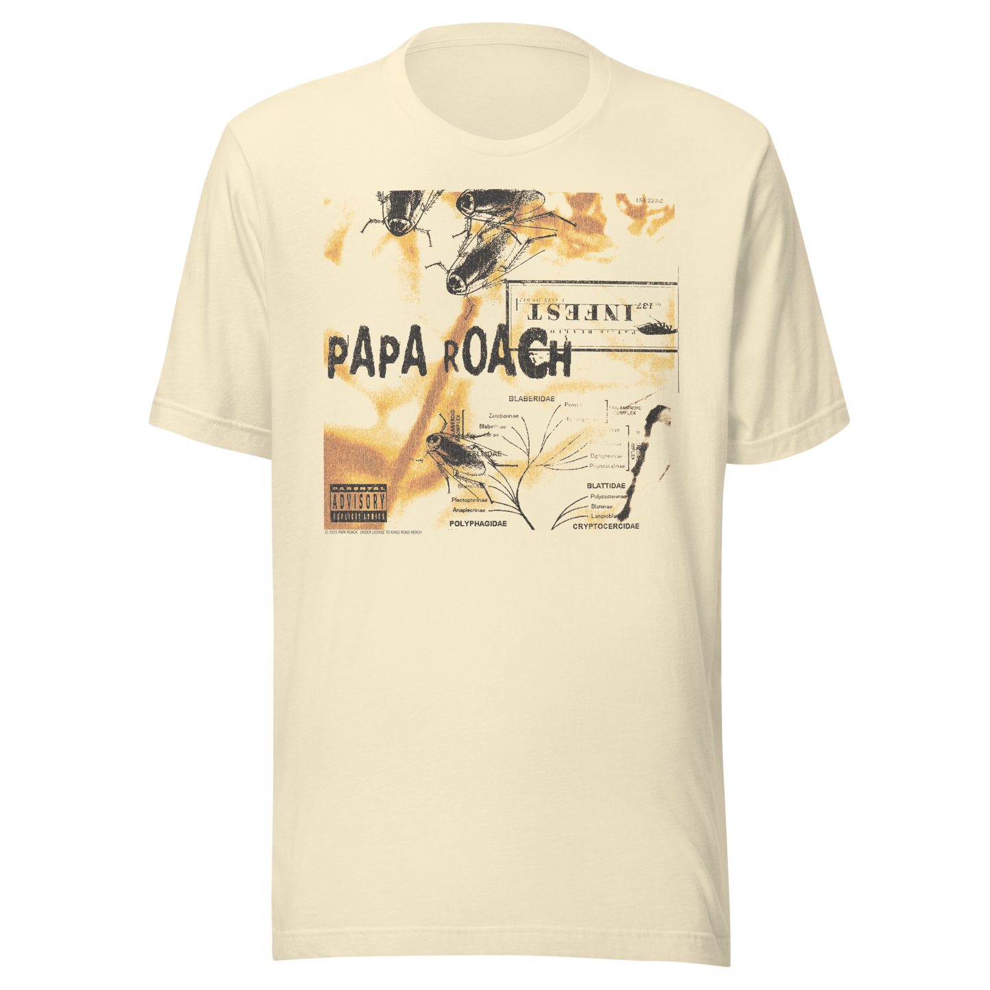 Papa Roach OG Infest T-Shirt Natural