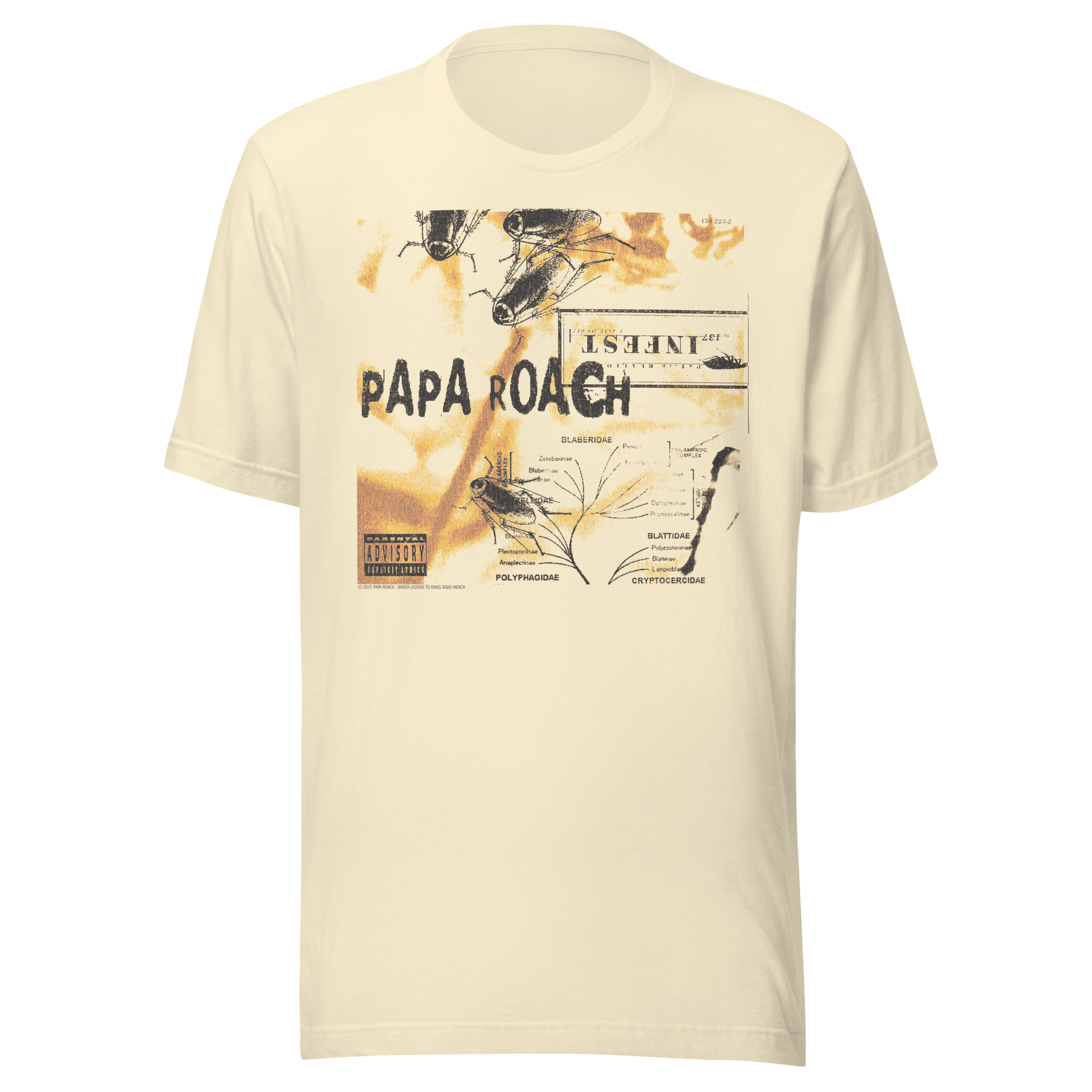 Papa Roach OG Infest T-Shirt Natural