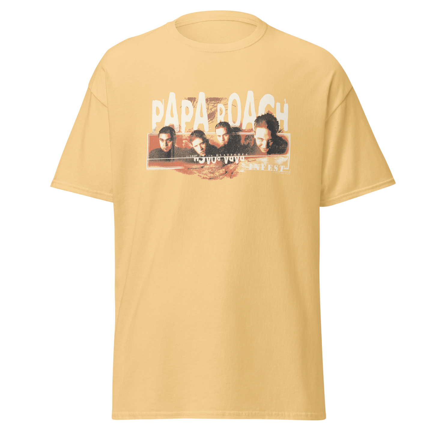 Papa Roach Vacavilles Finest T-Shirt Yellow
