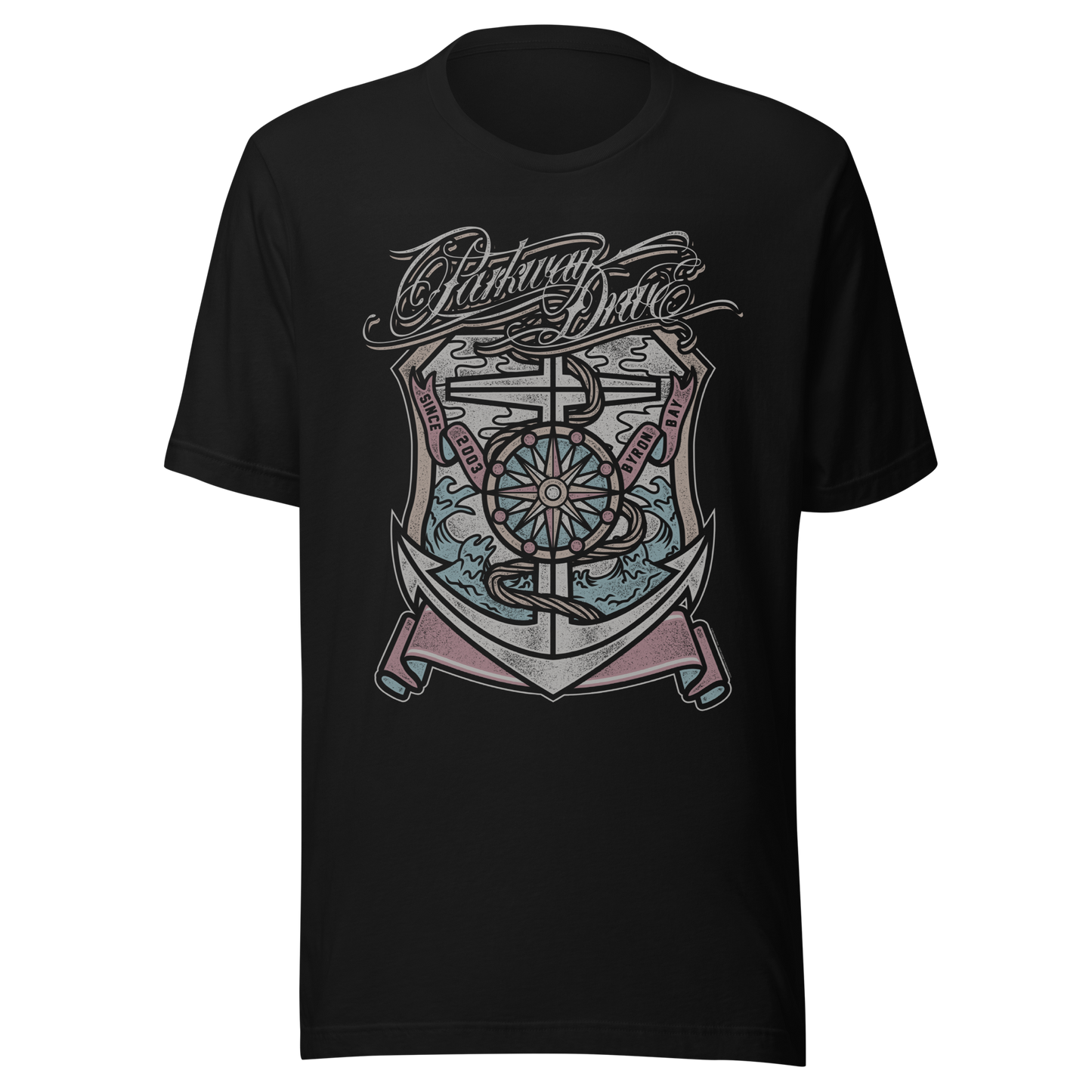 Parkway Drive Anchors Away T-Shirt Black