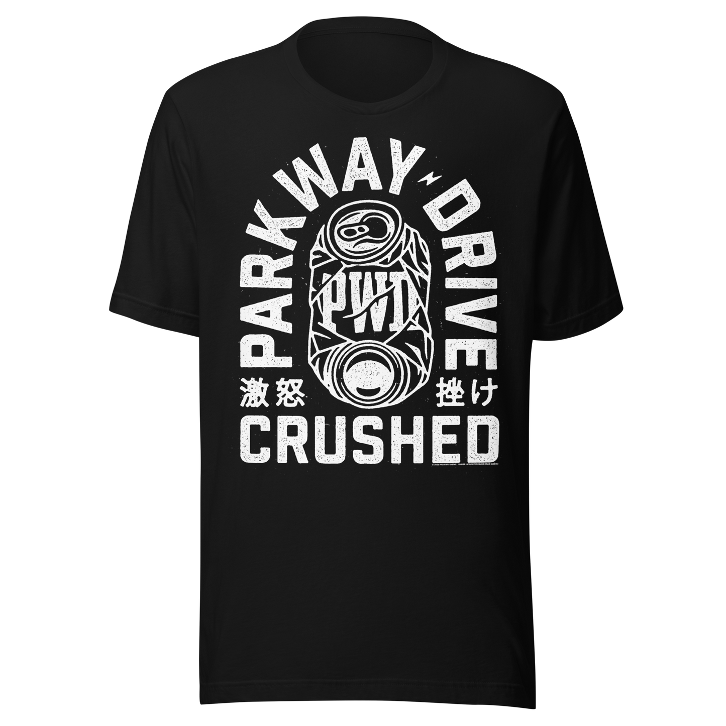 Parkway Drive Crushed T-Shirt Black