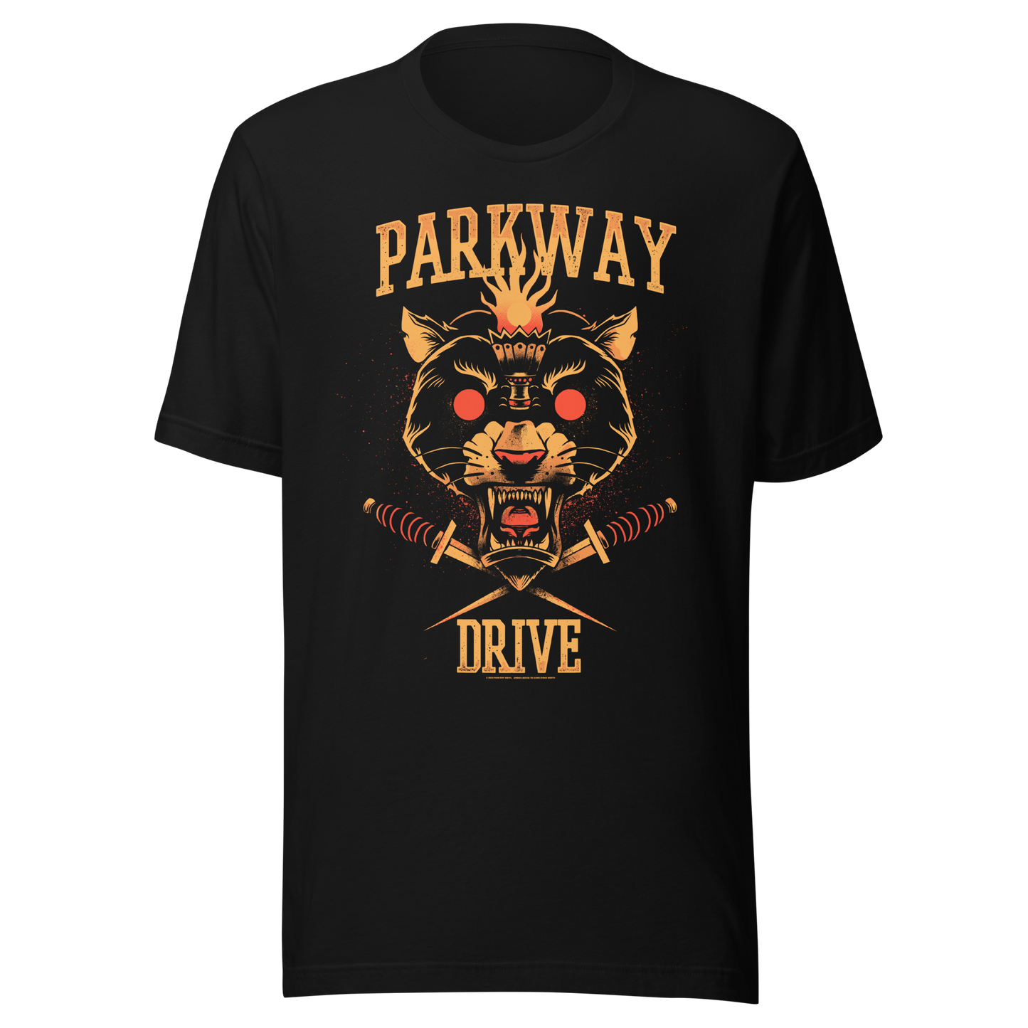 Parkway Drive Snarling Swords T-Shirt Black