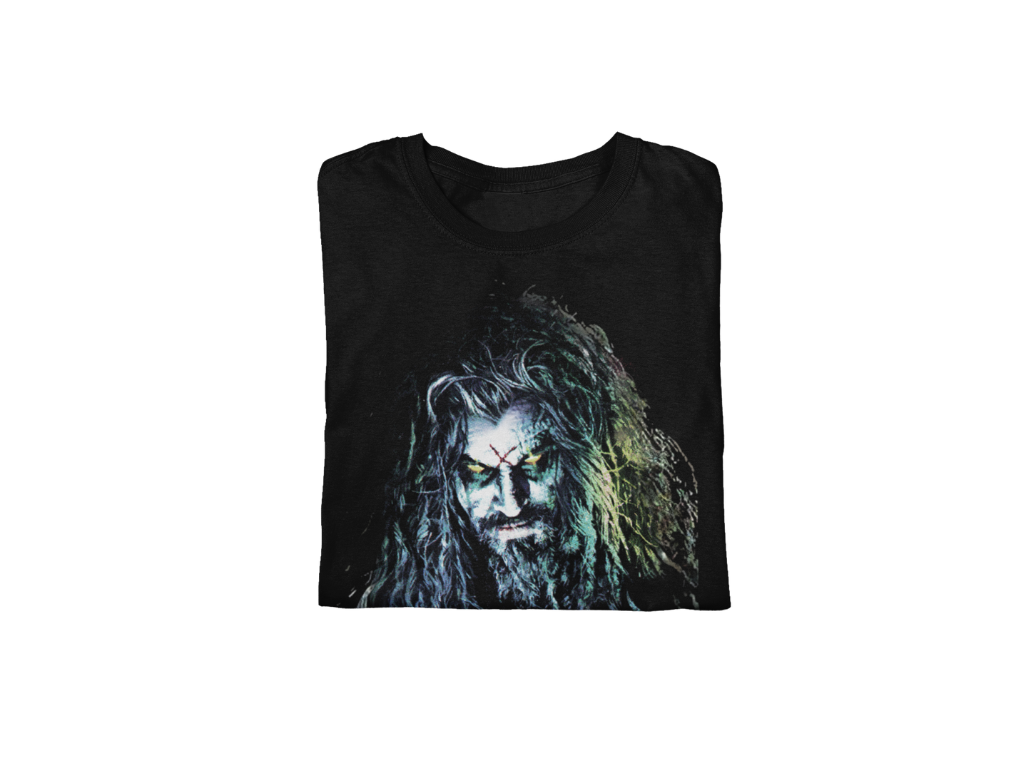 Rob Zombie - Classic Logo Jumbo Print T-Shirt Black