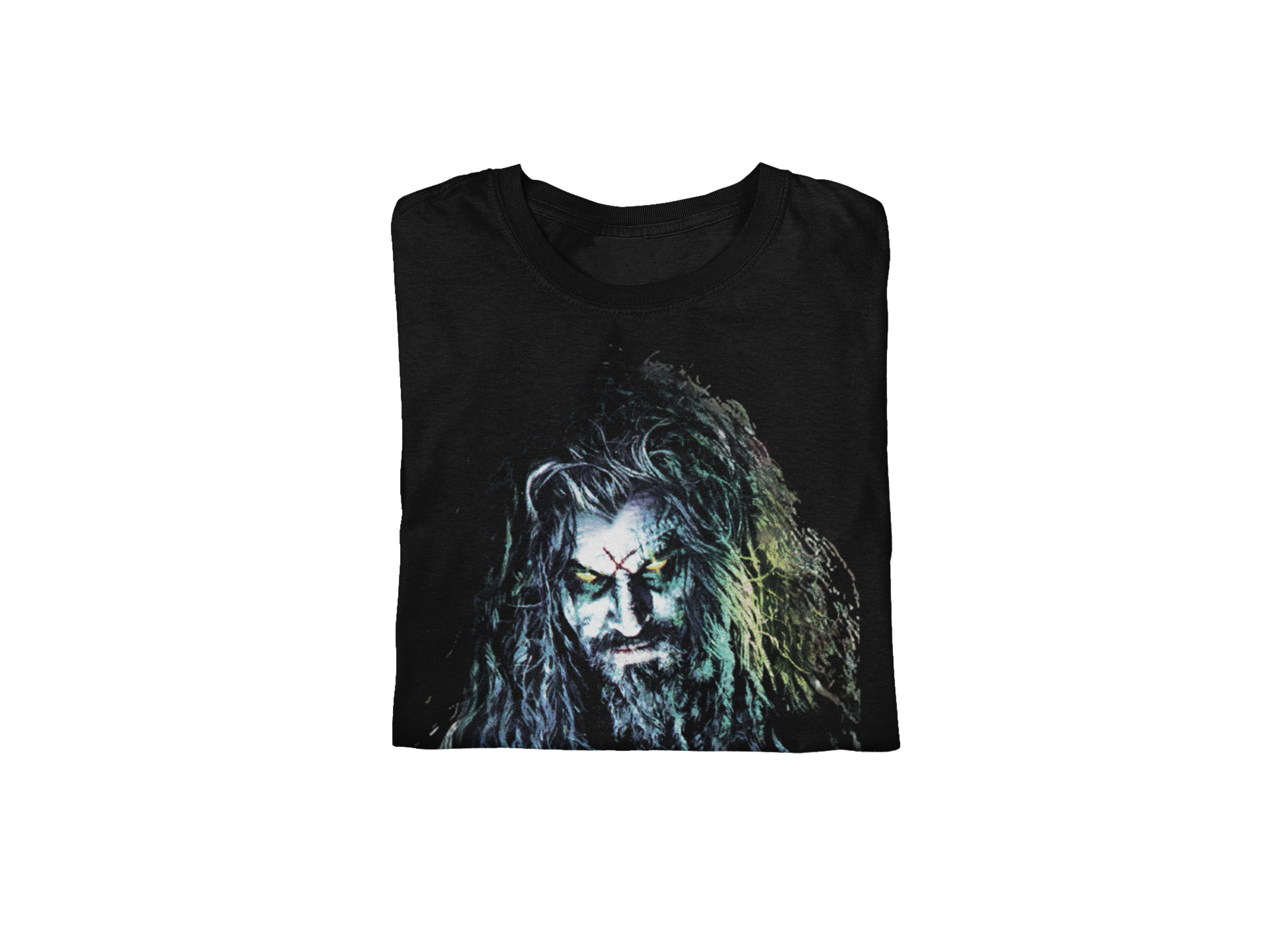 Rob Zombie - Classic Logo Jumbo Print T-Shirt Black