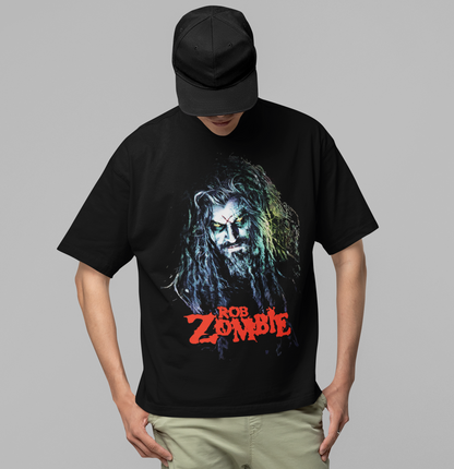 Rob Zombie - Classic Logo Jumbo Print T-Shirt Black