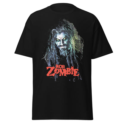 Rob Zombie - Classic Logo Jumbo Print T-Shirt Black