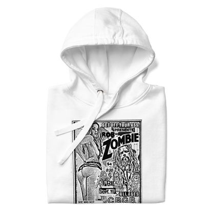 Rob Zombie Live at the CBGB Hoodie White