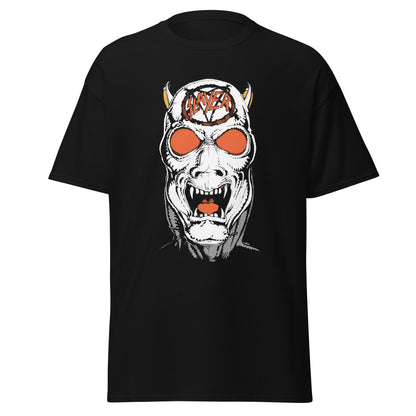 Slayer - Reign In Blood 86-87 Tour Vintage Jumbo Print T-Shirt Black