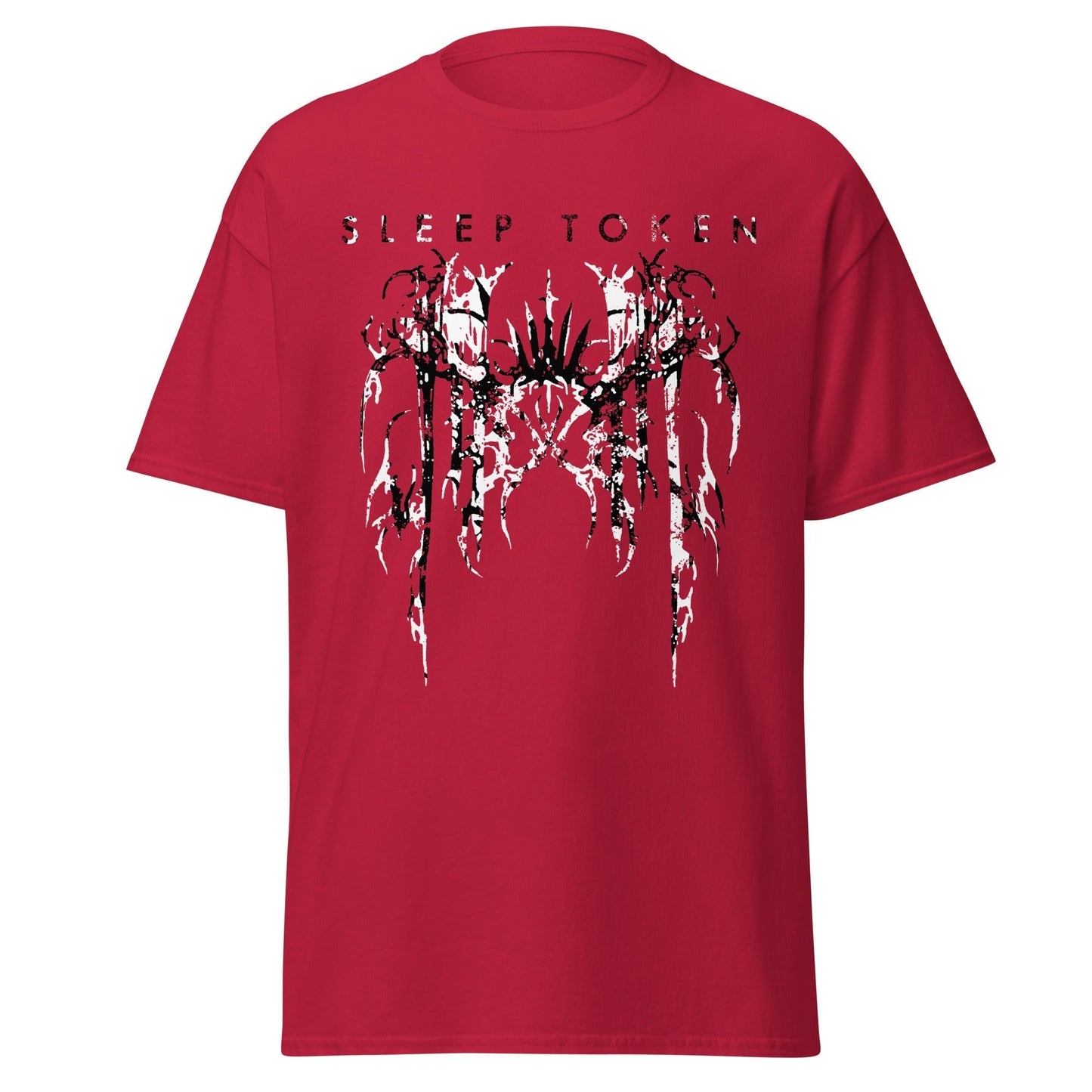 Sleep Token Drip Jumbo Print T-Shirt Red
