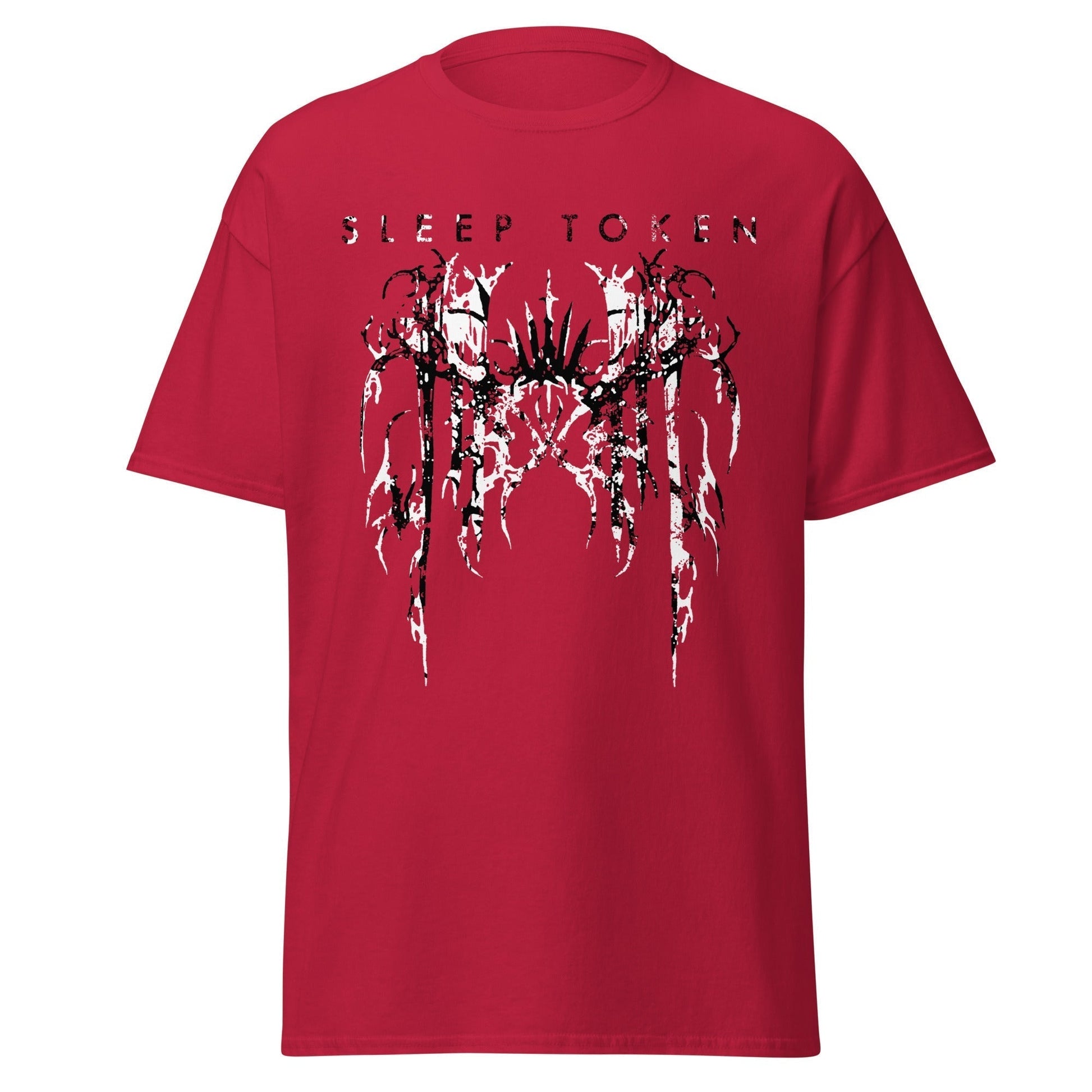 Sleep Token Drip Jumbo Print T-Shirt Red