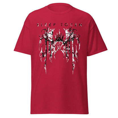 Sleep Token Drip Jumbo Print T-Shirt Red