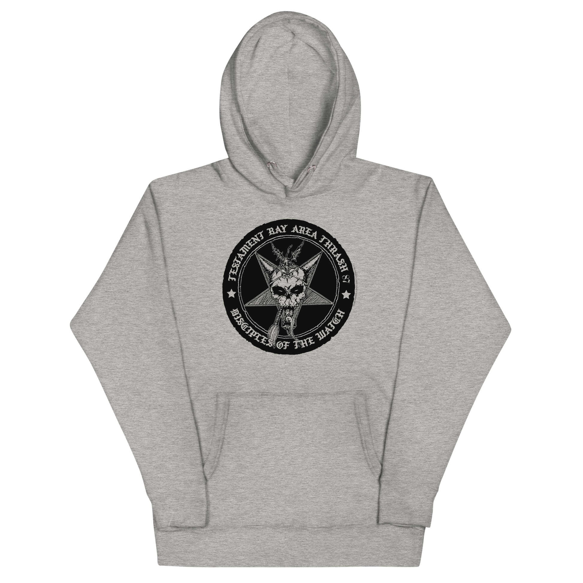 Testament Bay Area Thrash Hoodie Gray