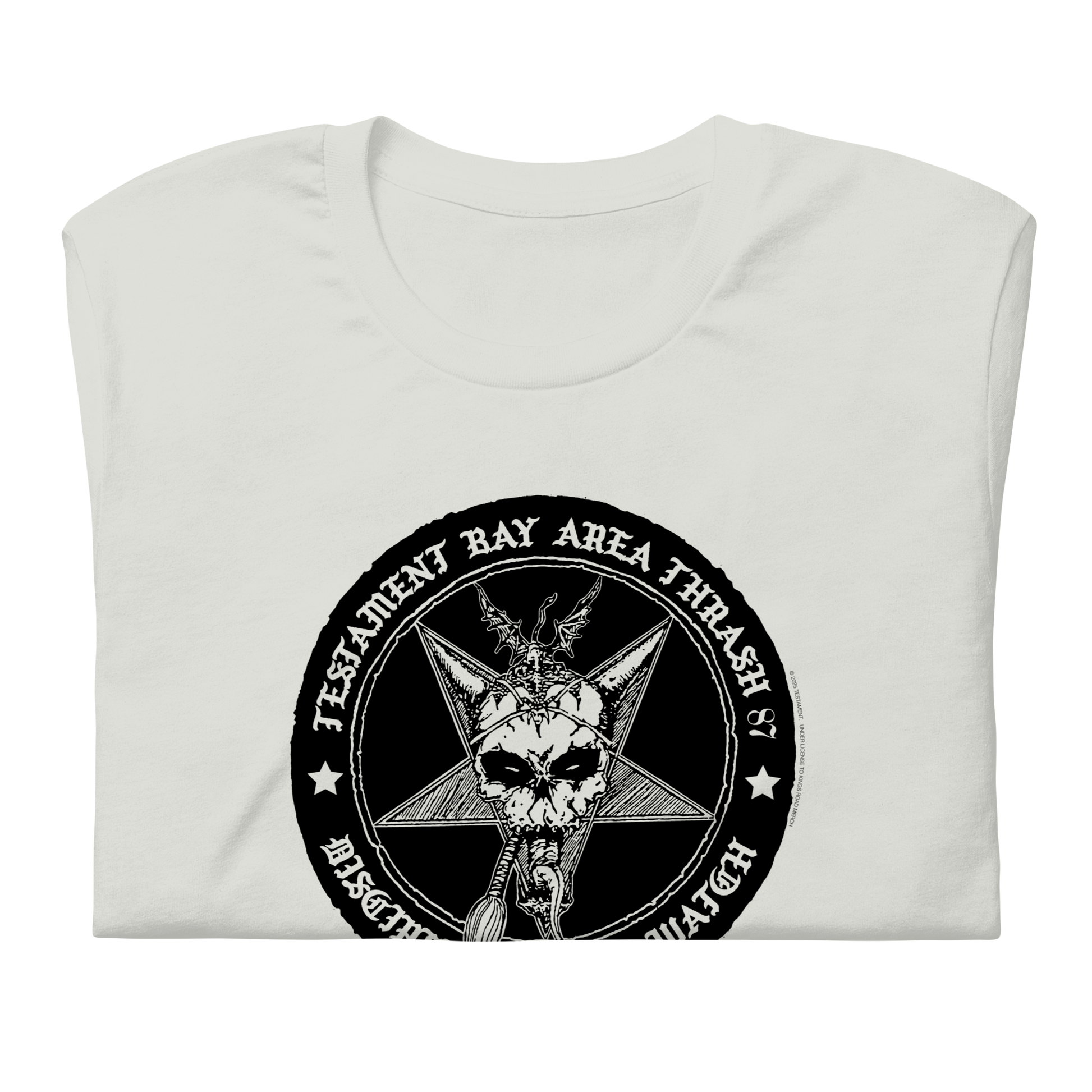Testament Bay Area Thrash T-Shirt Gray