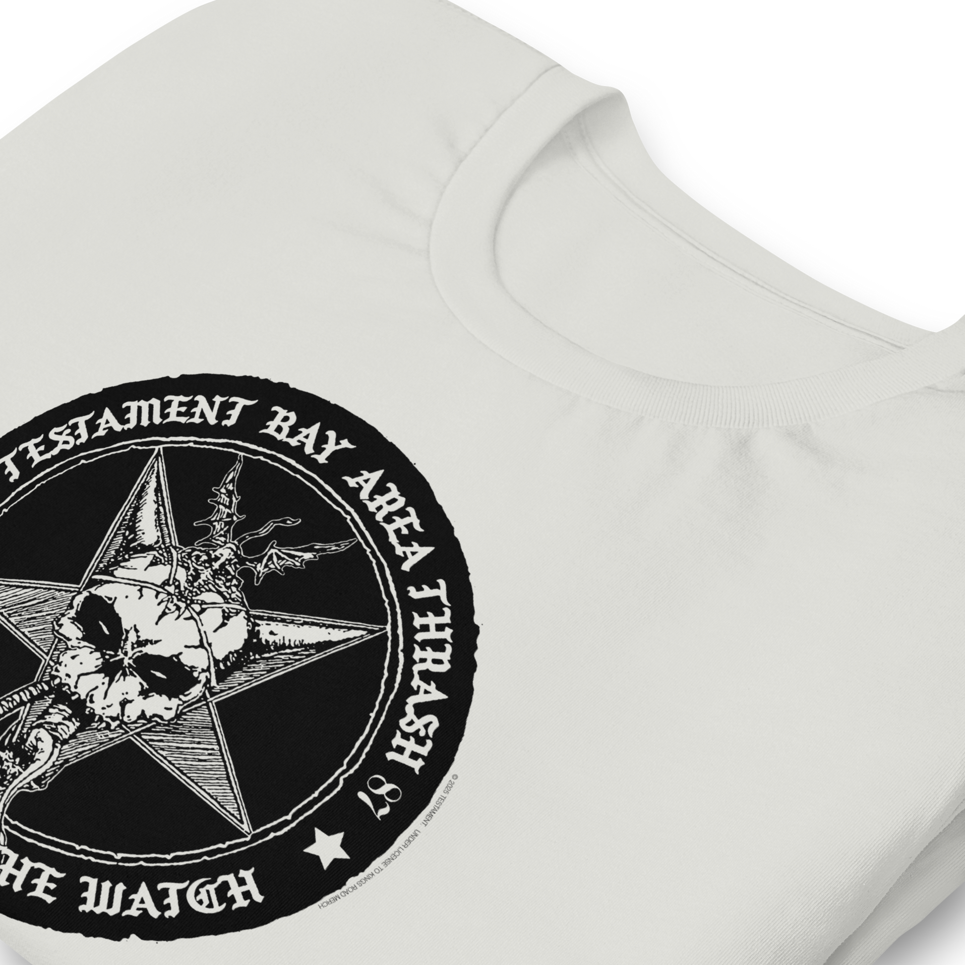 Testament Bay Area Thrash T-Shirt Gray