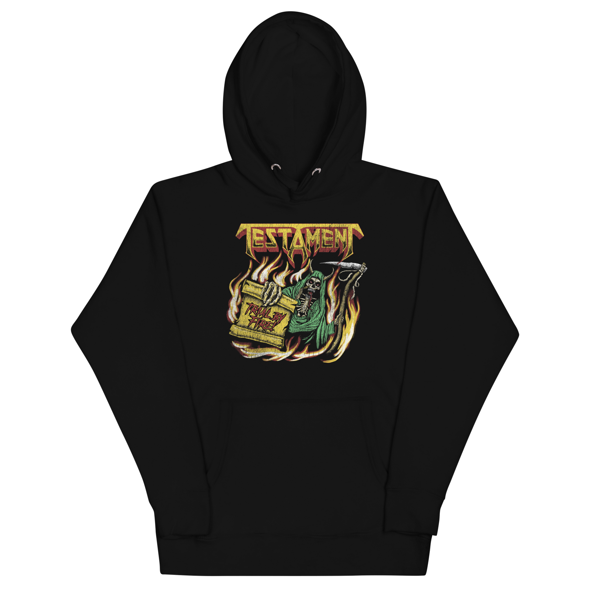 Testament Trial by Fire Hoodie Black