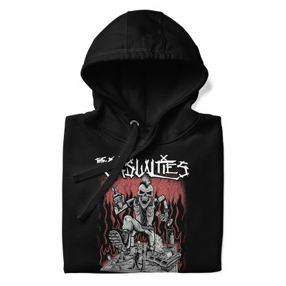 The Casualties All Out War Hoodie Black