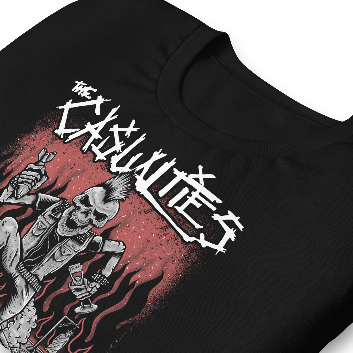 The Casualties All Out War T-Shirt Black