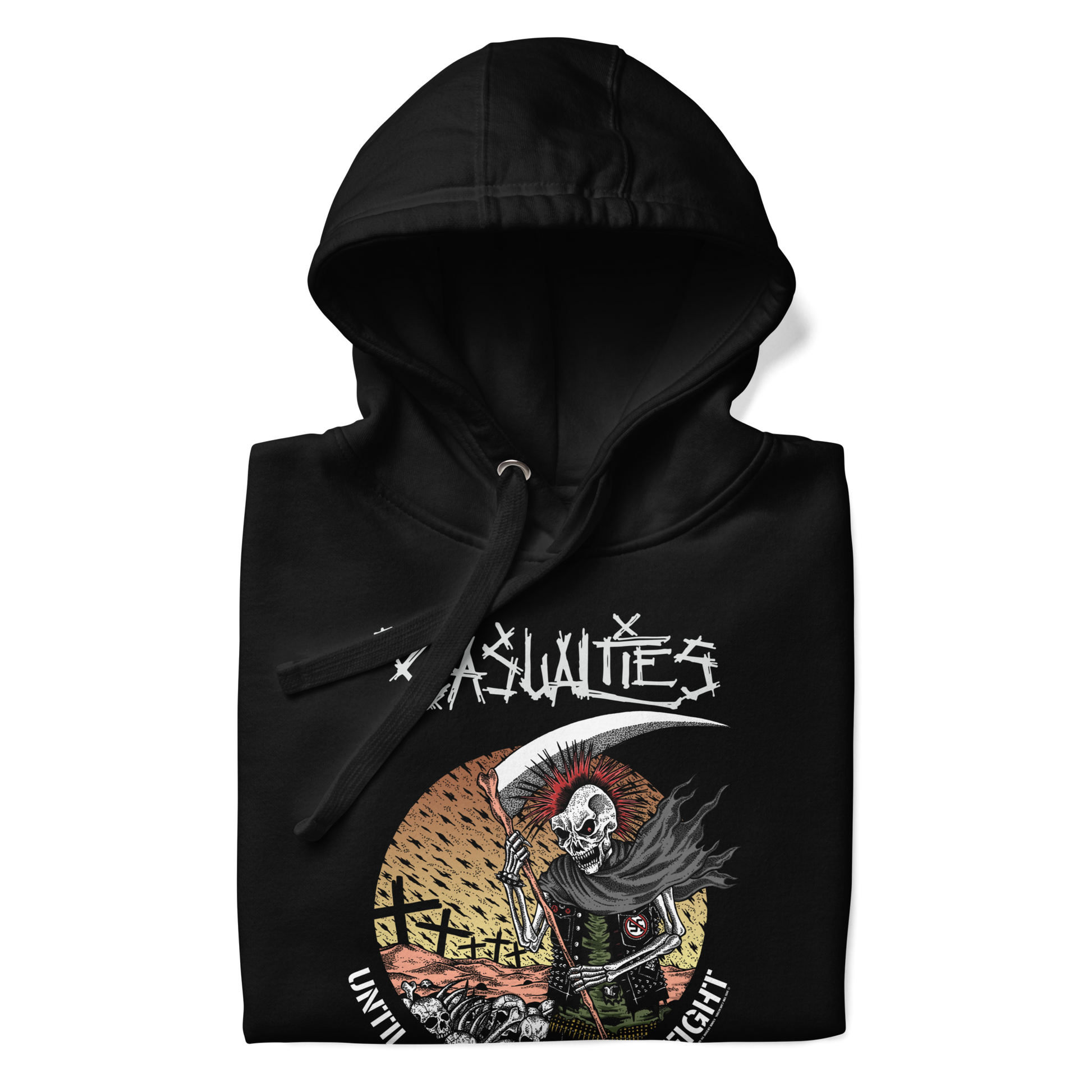 The Casualties Until Death Hoodie Black