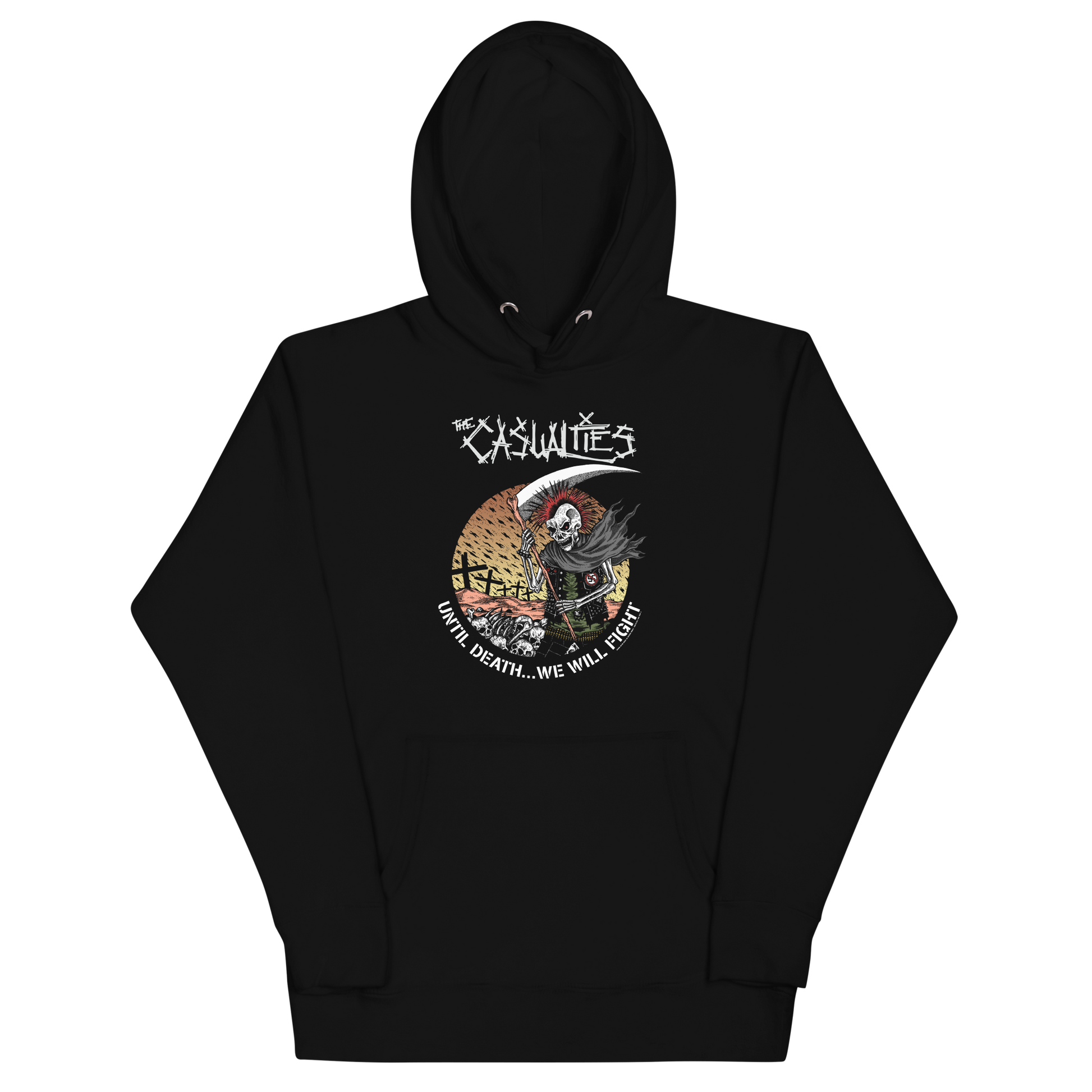 The Casualties Until Death Hoodie Black