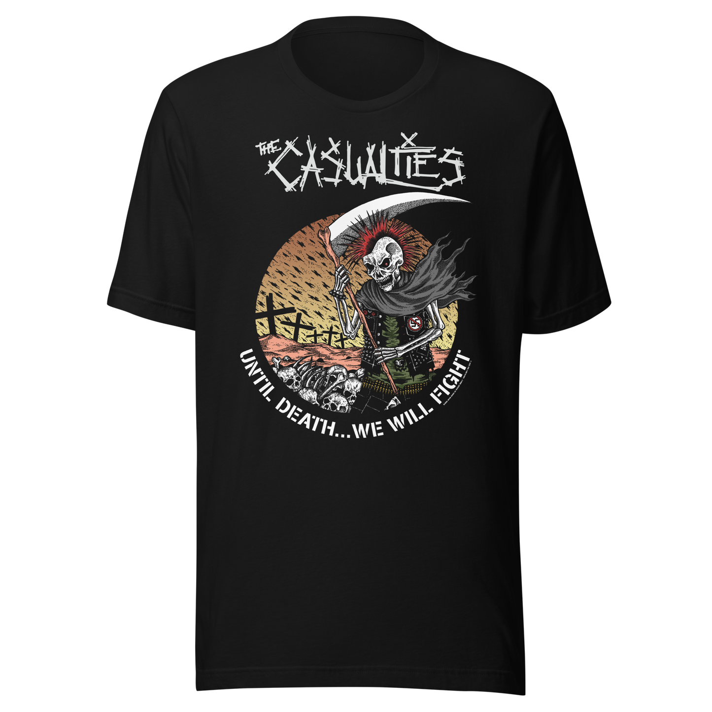 The Casualties Until Death T-Shirt Black