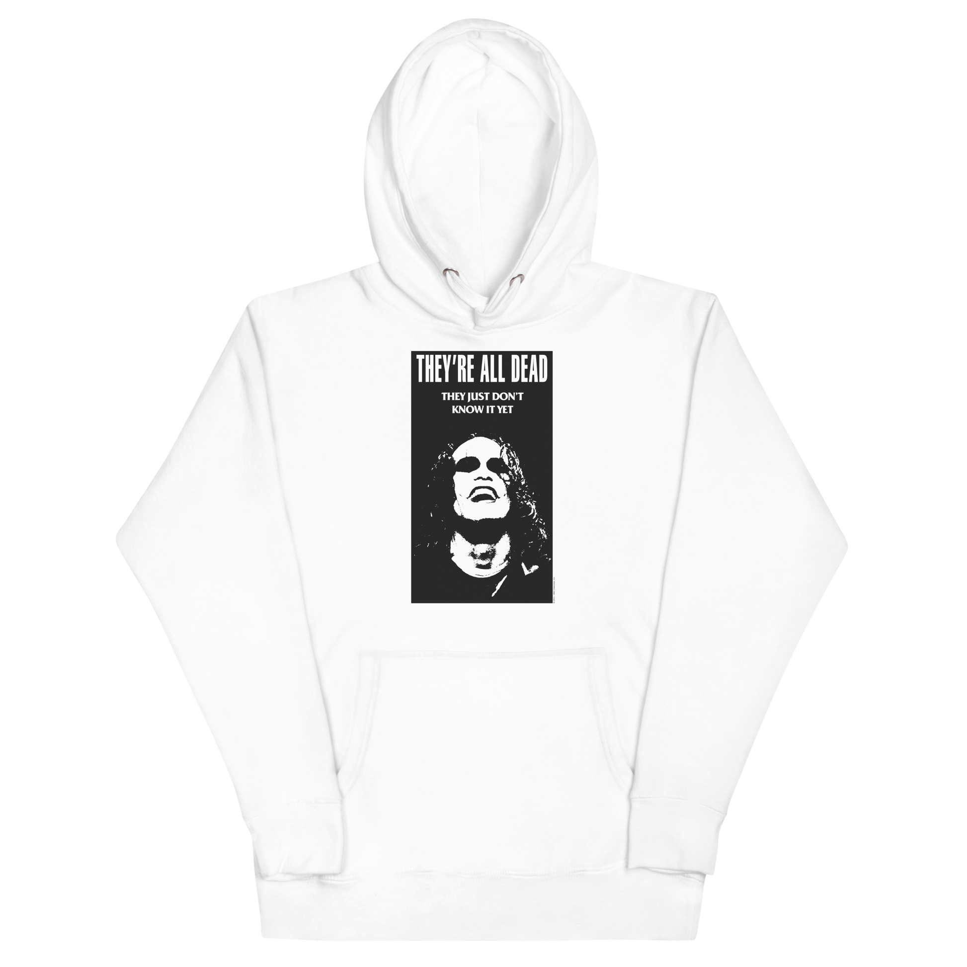 The Crow Dead Movie Poster Classic Hoodie White