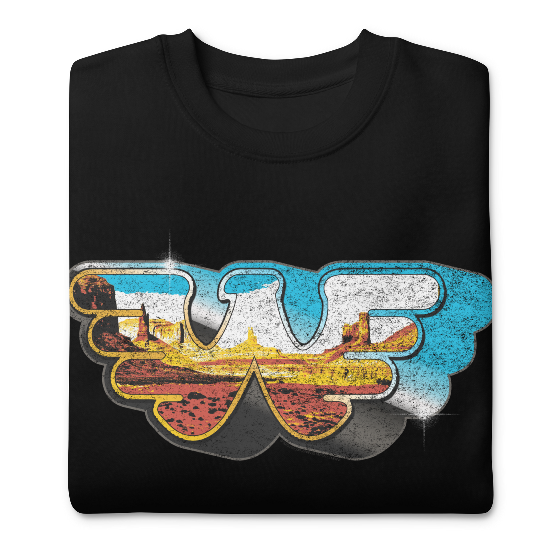 Waylon Jennings Among the Stars Sweatshirt Navy
