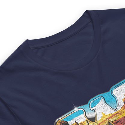 Waylon Jennings Among the Stars T-Shirt Navy