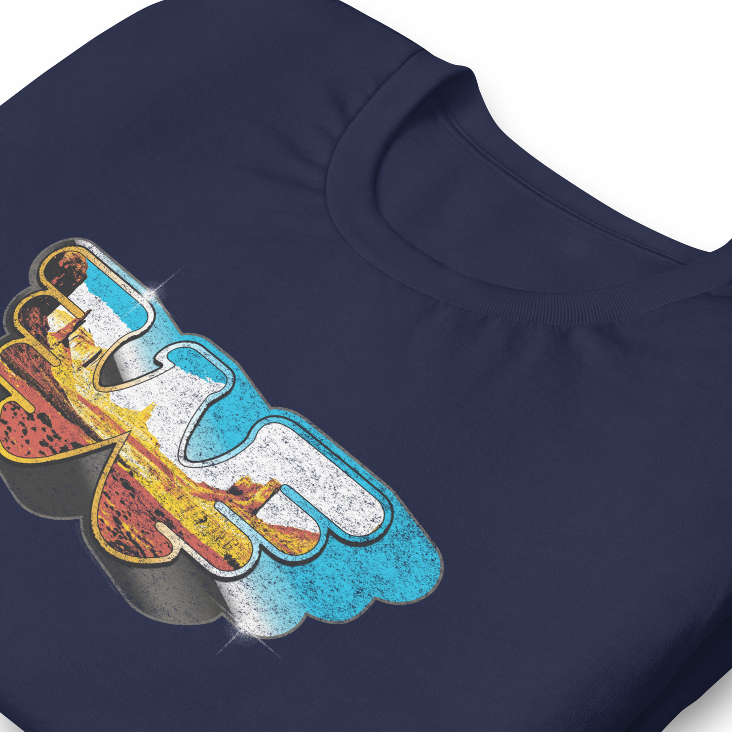 Waylon Jennings Among the Stars T-Shirt Navy