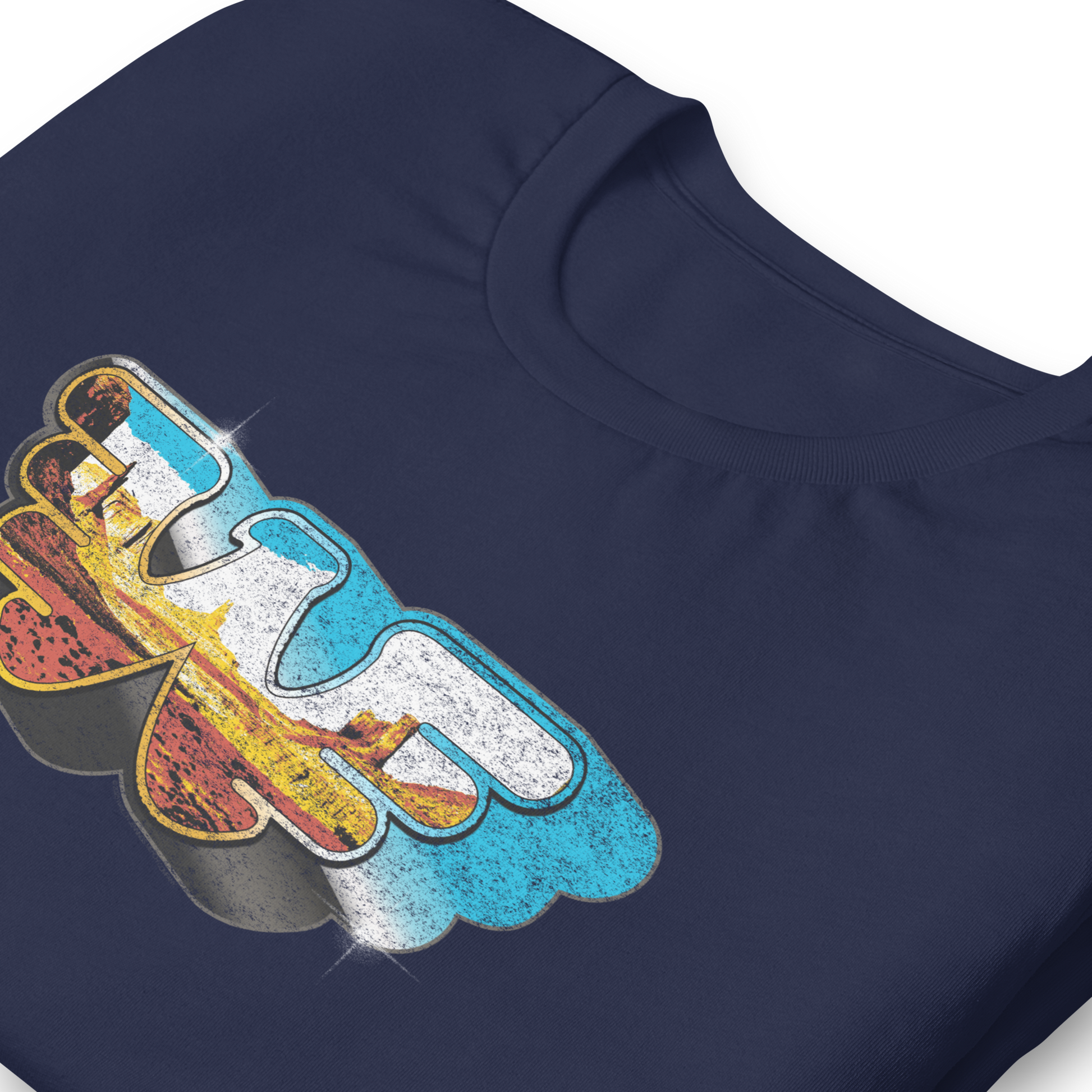 Waylon Jennings Among the Stars T-Shirt Navy