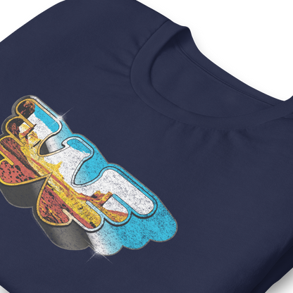 Waylon Jennings Among the Stars T-Shirt Navy