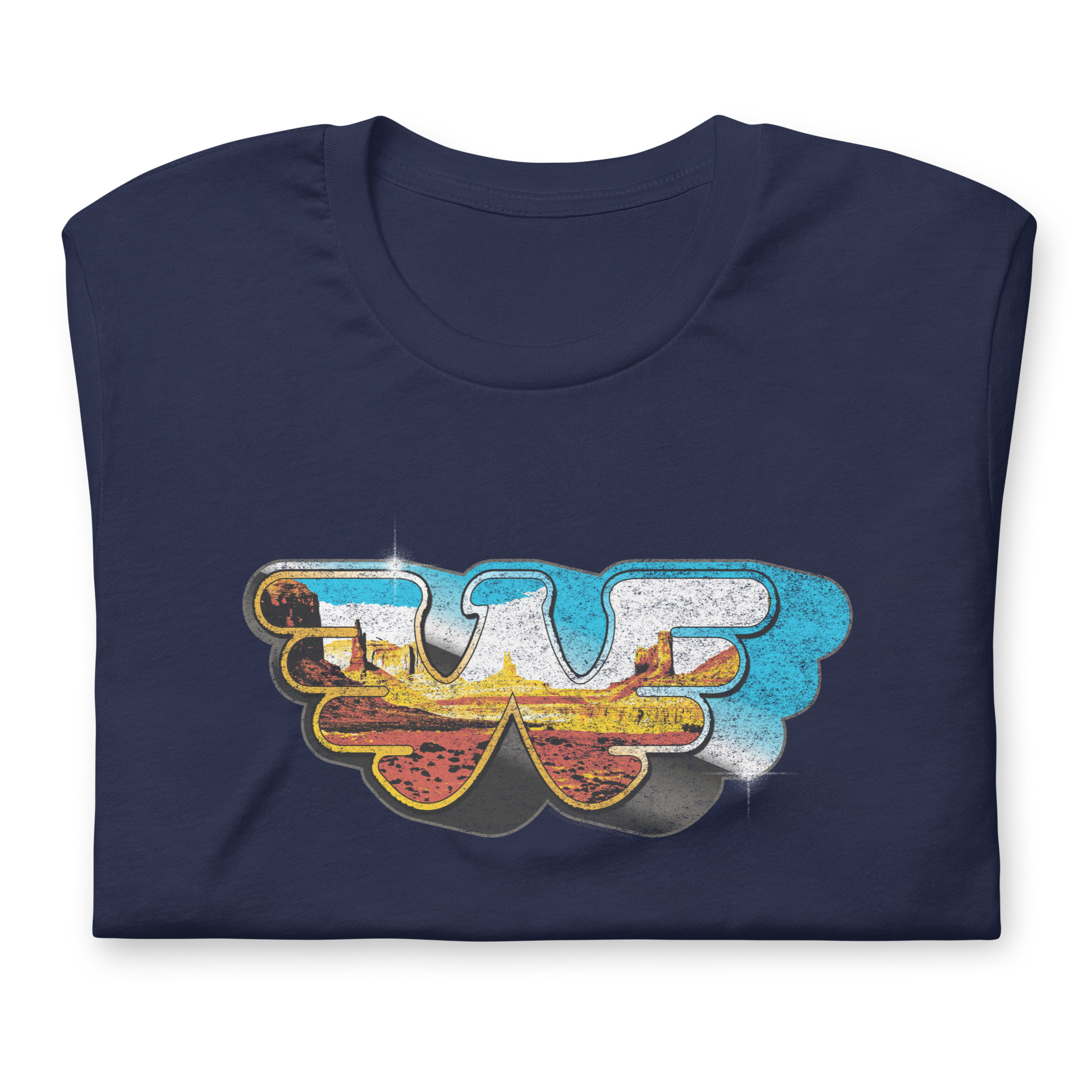 Waylon Jennings Among the Stars T-Shirt Navy