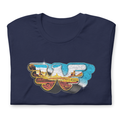 Waylon Jennings Among the Stars T-Shirt Navy