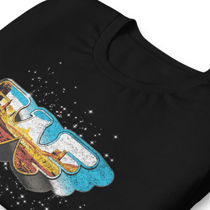 Waylon Jennings Eagle W T-Shirt Black