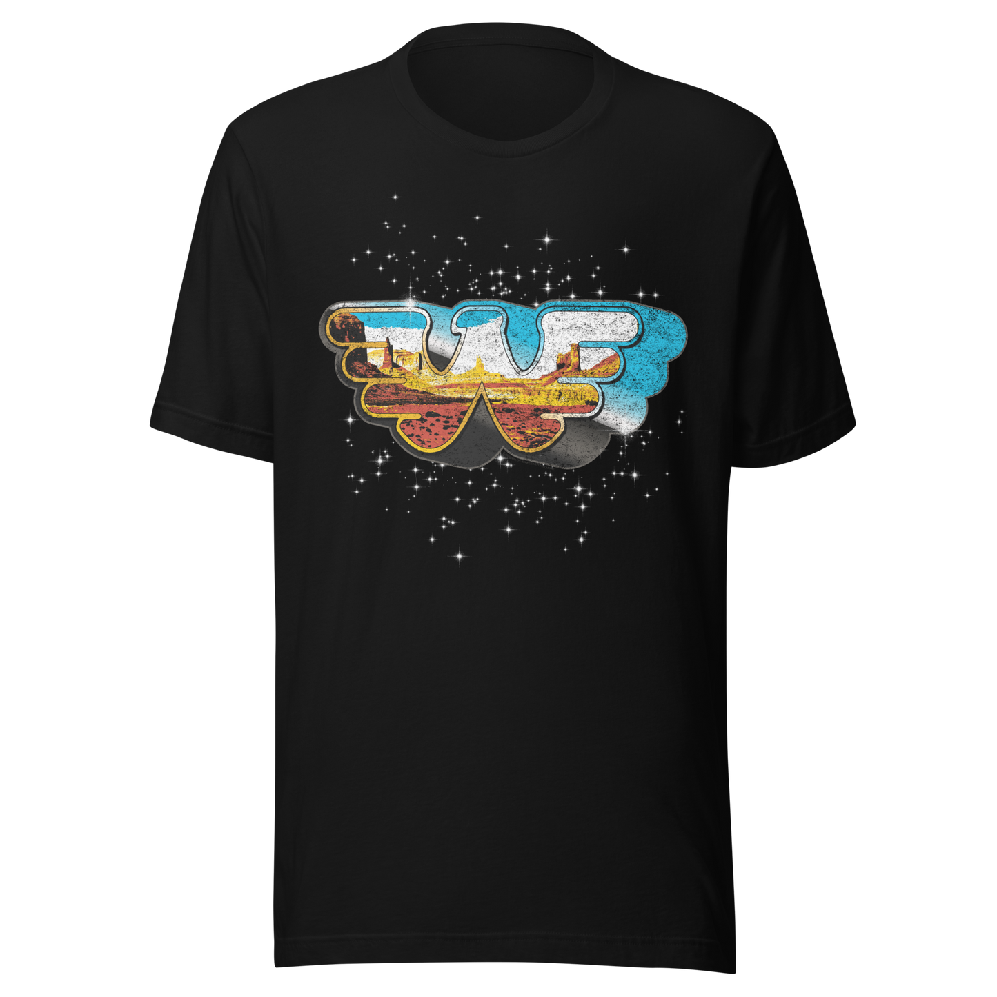 Waylon Jennings Eagle W T-Shirt Black