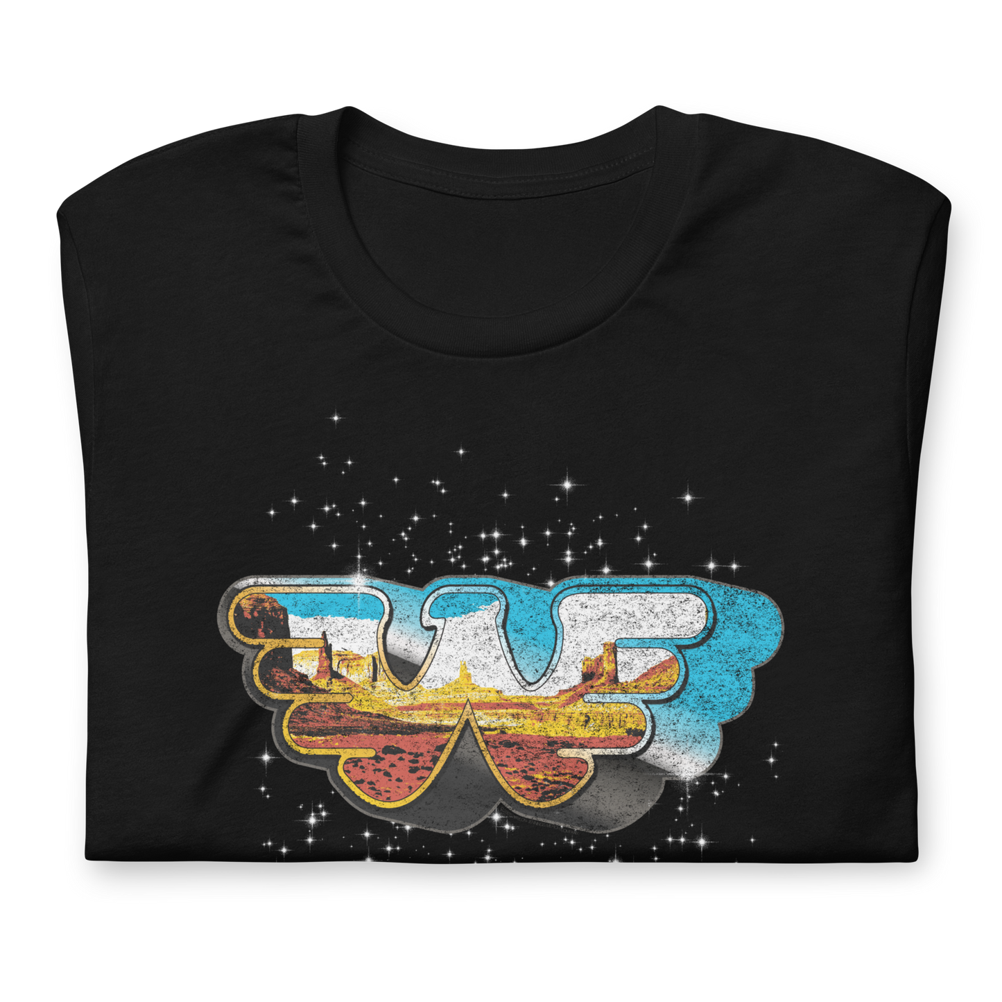 Waylon Jennings Eagle W T-Shirt Black